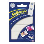 Sellotape Sticky Fixers Permanent 12mm x 25mm [Pack 12] 338171