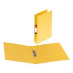 5 Star Office 2 O-Ring Binder A4 Polypropylene Yellow [Pack 10] 340328