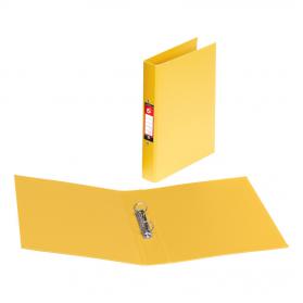 5 Star Office Ring Binder 2 O-Ring Size 25mm Polypropylene A4 Yellow Pack of 10 340328