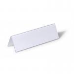 Durable Table Place Name Holder 61/122x210 mm Ref 8052 [Pack 25] 340338