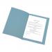 5 Star Office Square Cut Folder Recycled 180gsm Foolscap Blue [Pack 100]