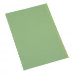 5 Star Office Square Cut Folder Recycled 180gsm Foolscap Green [Pack 100] 340441