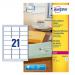 Avery Addressing Labels Laser 21 per Sheet 63.5x38.1mm Clear Ref L7560-25 [525 Labels] 340694