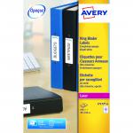 Avery Filing Labels Laser Lever Arch 18 per Sheet 100x30mm Ref L7172-25 [450 Labels] 342662