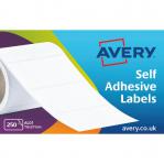 Avery Address Labels Typewriter Roll 76x37mm White Ref AL01 [250 Labels] 343346