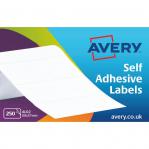 Avery Address Labels Typewriter Roll 89x37mm White Ref AL02 [250 Labels] 343355