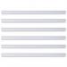 Spine Bars for 60 Sheets A4 Capacity 6mm Clear [Pack 50] 353782