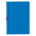 5 Star Office Clip Folder 3mm Spine for 30 Sheets A4 Blue [Pack 25]