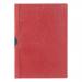 5 Star Office Clip Folder 6mm Spine for 60 Sheets A4 Red [Pack 25]
