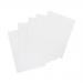 5 Star Office Binding Covers 250gsm Plain A4 Gloss White [Pack 100]