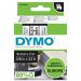 Dymo D1 Tape for Electronic Labelmakers 9mmx7m Black on White Ref 40913 S0720680 362770