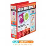 Elba Panorama Presentation Ring Binder PP 4 D-Ring 50mm Capacity A4 Red Ref 400008432 [Pack 4] 365581