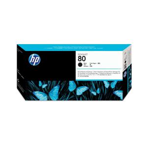 Hewlett Packard HP No.80 Inkjet Printhead and Cleaner 17ml Black Ref
