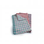 Tea Towels Checked Assorted Colours Ref SPCTT0110 [Pack 10] 369723