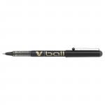 Pilot V-Ball VB7 Rollerball Pen Medium 0.7mm Tip 0.4mm Line Black Ref BLVB701 [Pack 12] 370599