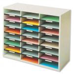 Fellowes Literature Sorter Melamine-laminated Shell 24 Compartments W737xD302xH595mm Ref 25041 373323