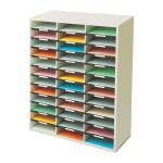 Fellowes Literature Sorter Melamine-laminated Shell 36 Compartments W737xD302xH881mm Ref 25061 373331
