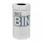 Acorn Large Bin Flat Packed Recycled Board Material 160 Litres 450x900mm White Ref 142958 [Pack 5] 374088