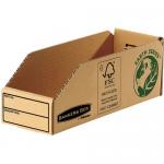 Bankers Box by Fellowes Parts Bin Corrugated Fibreboard Packed Flat W98xD280xH102mm Ref 07353 [Pack 50] 375483