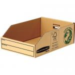 Bankers Box by Fellowes Parts Bin Corrugated Fibreboard Packed Flat W200xD280xH102mm Ref 07355 [Pack 50] 375501