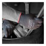 Polyco Matrix P Grip Gloves Polyurethane Tight-fit Size 8 Black Ref 402-MAT [12 Pairs] 378588