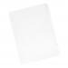Concord Reverse Collated Subject Dividers 5-Part Unpunched 150gsm A4 White Ref 77301 [Pack 50]