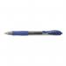 Pilot G207 Gel Rball Pen Rubber Grip Retractable 0.7mm Tip 0.39mm Line Blue Ref 4902505163180 [Pack 12] 380205