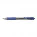 Pilot G207 Gel R/ball Pen Rubber Grip Retractable 0.7mm Tip 0.39mm Line Blue Ref 4902505163180 [Pack 12] 380205