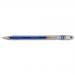 Pilot G107 Gel Ink Pen Medium 0.7mm Tip 0.39mm Line Blue Ref 4902505130243 [Pack 12] 380282