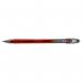 Pilot G107 Gel Ink Pen Medium 0.7mm Tip 0.39mm Line Red Ref 4902505130250 [Pack 12] 380283