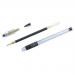 Pilot G-107 Grip Gel Rollerball Pen Fine 0.7mm Tip 0.39mm Line Black Ref 4902505158834 [Pack 12] 380286