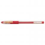 Pilot G-107 Grip Gel Rollerball Pen Fine 0.7mm Tip 0.39mm Line Red Ref 4902505158841 [Pack 12] 380290