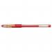 Pilot G-107 Grip Gel Rollerball Pen Fine 0.7mm Tip 0.39mm Line Red Ref 4902505158841 [Pack 12] 380290