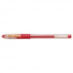 Pilot G-107 Grip Gel Rollerball Pen Fine 0.7mm Tip 0.39mm Line Red Ref 4902505158841 [Pack 12] 380290