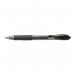 Pilot G207 Gel R/ball Pen Rubber Grip Retractable 0.7mm Tip 0.39mm Line Black Ref 4902505163166 [Pack 12] 380301