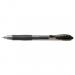 Pilot G207 Gel R/ball Pen Rubber Grip Retractable 0.7mm Tip 0.39mm Line Black Ref 4902505163166 [Pack 12] 380301