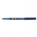 Pilot V7 Hi-Tecpoint Rollerball Pen Liquid Ink 0.7mm Tip 0.4mm Line Blue Ref 4902505085765 [Pack 12] 380492