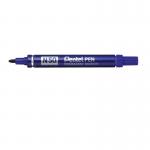 Pentel N50 Permanent Marker Bullet 4.3mm Tip 2.2mm Line Blue Ref N50-C [Pack 12] 380752