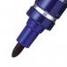 Pentel N50 Permanent Marker Bullet 4.3mm Tip 2.2mm Line Blue Ref N50-C [Pack 12] 380752