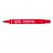 Pentel N50 Permanent Marker Bullet 4.3mm Tip 2.2mm Line Red Ref N50-B [Pack 12] 380753