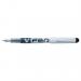 Pilot V Fountain Pen Disposable White Barrel Iridium Nib Med 0.5mm Line Black Ref 4902505326516 [Pack 12] 380875