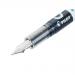 Pilot V Fountain Pen Disposable White Barrel Iridium Nib Med 0.5mm Line Black Ref 4902505326516 [Pack 12] 380875