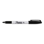 Sharpie Permanent Markers Fine Tip 0.9mm Black Ref S0810930 [Pack 12] 381206