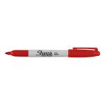 Sharpie Permanent Marker Fine Tip 0.9mm Red Ref S0810940 [Pack 12] 381211