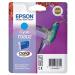 Epson T0802 Inkjet Cartridge Hummingbird Page Life 900pp 7.4ml Cyan Ref C13T08024011