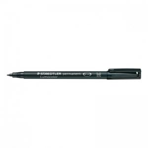 Staedtler 317 Lumocolor Permanent Pen Medium 1.0mm Line Black Ref