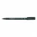 Staedtler 317 Lumocolor Permanent Pen Medium 1.0mm Line Black Ref 317-9 [Pack 10] 383121