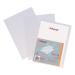 Rexel Nyrex 80 Letter File Folder Cut Flush Embossed 80/LF/A4 A4 Clear Ref 12280 [Pack 25]