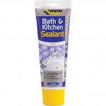 Everbuild Bath And Kitchen Acrylic Sealant - Anti Mould Formulation - White - 200Ml 383810