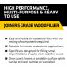 Everbuild Multipurpose Wood Filler Joiners Grade Quality 250ml Indoor Outdoor 386854